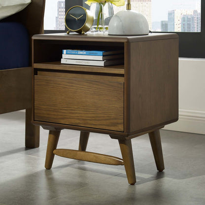 Talwyn Wood Nightstand, Wood, Brown 15102