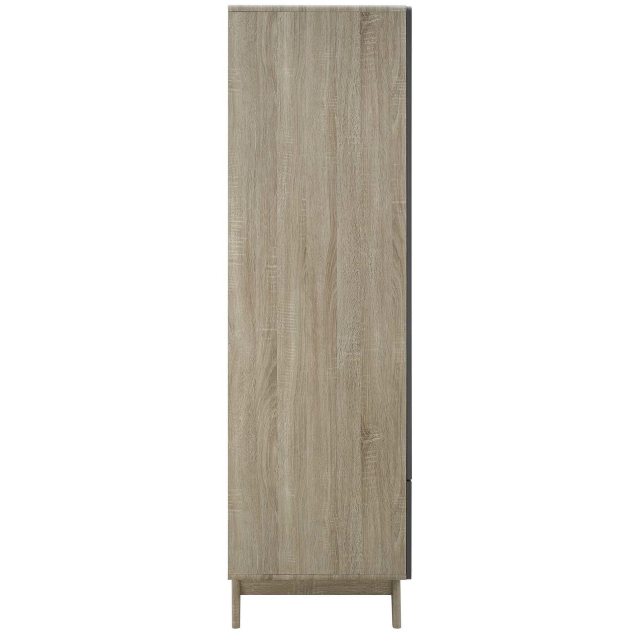 Origin Wood Wardrobe Cabinet, Wood, Grey Gray Natural 15576
