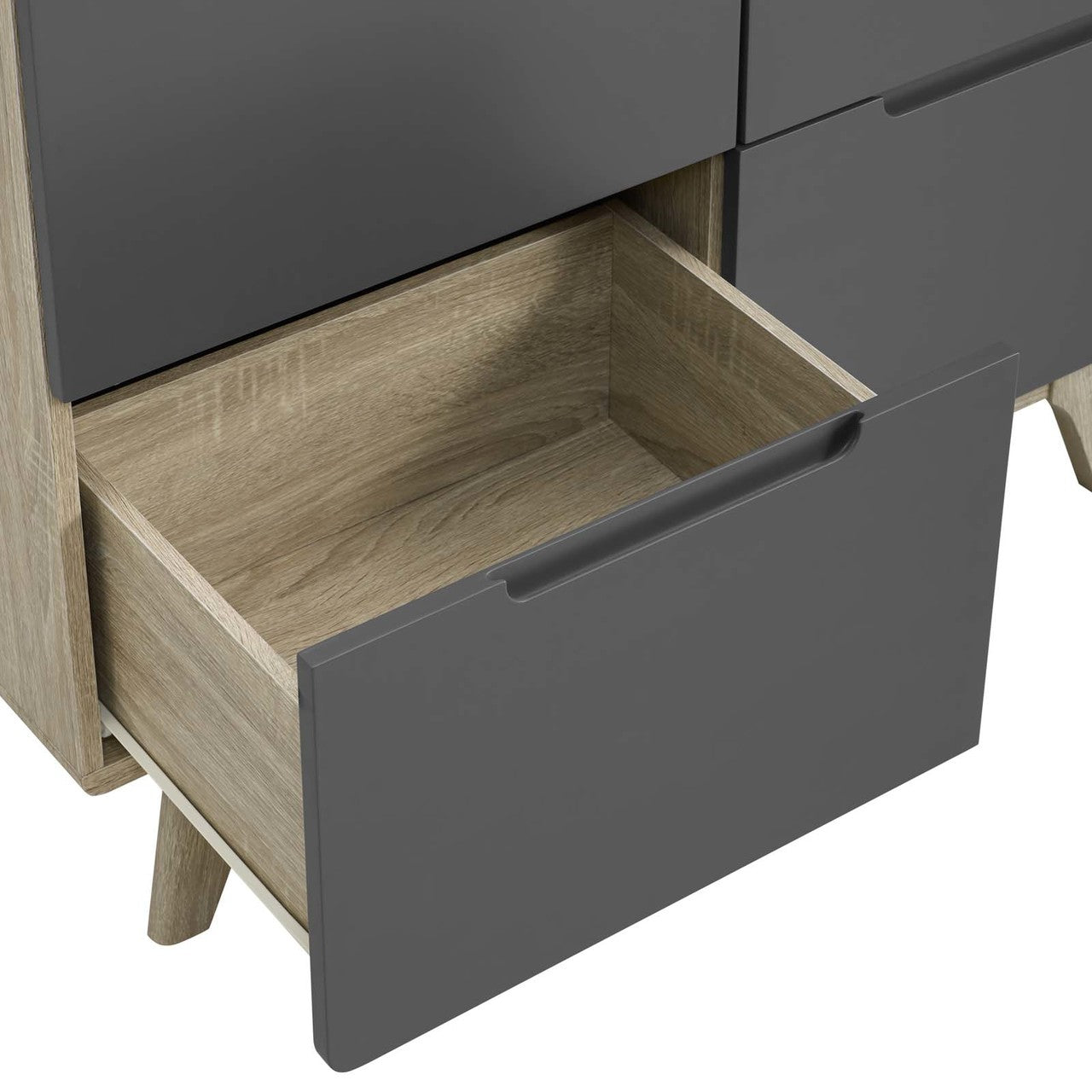 Origin Wood Wardrobe Cabinet, Wood, Grey Gray Natural 15576