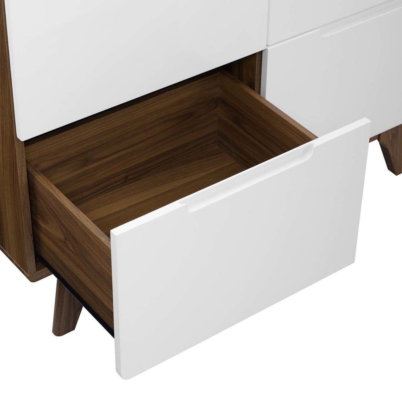 Origin Wood Wardrobe Cabinet, Wood, Natural Brown White 15577