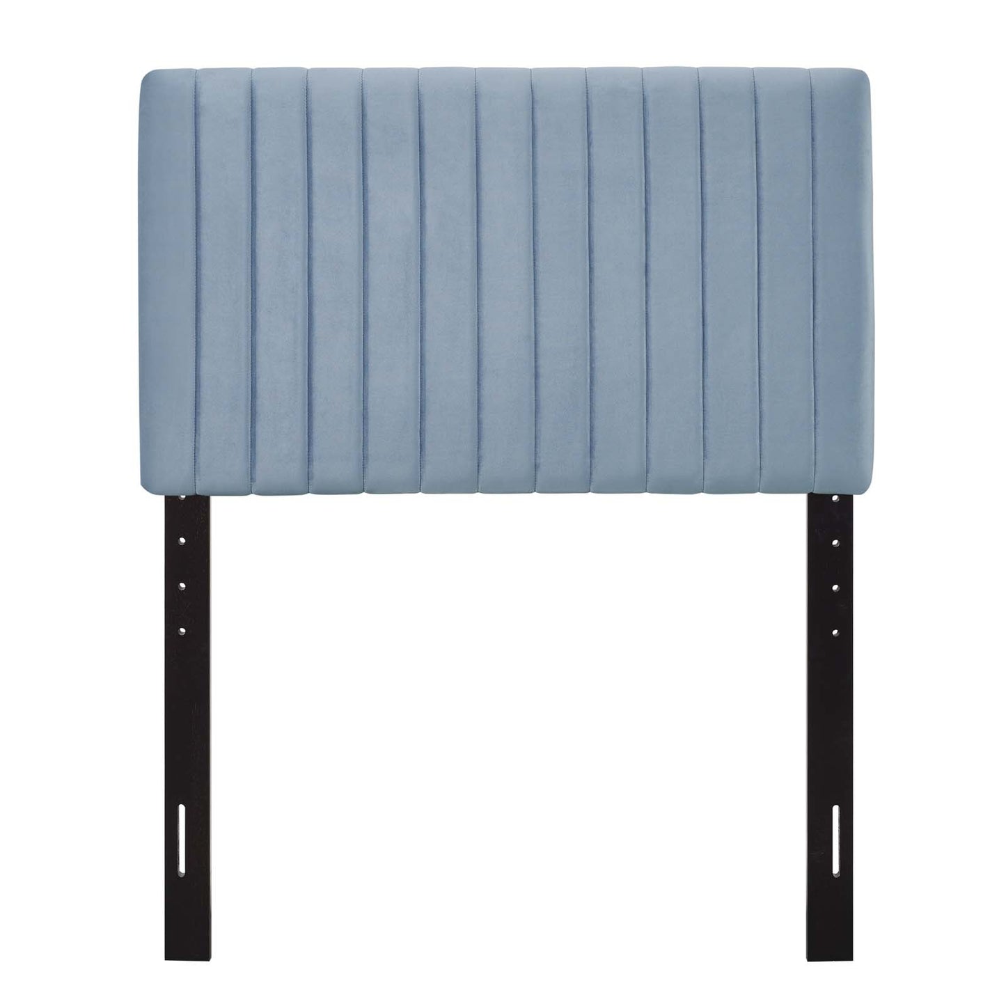 Keira Twin Performance Velvet Headboard, Velvet Fabric, Light Blue, 17770