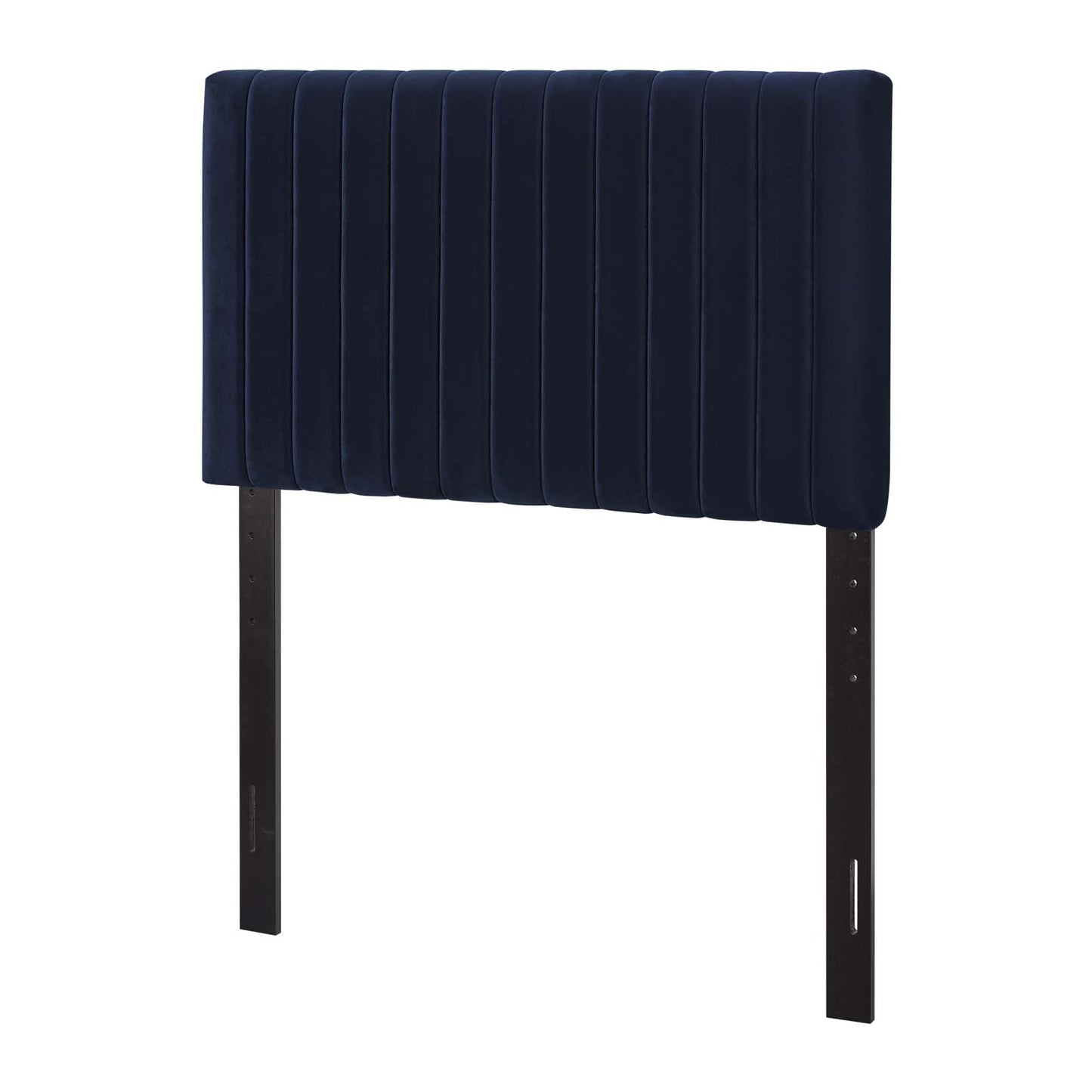 Keira Twin Performance Velvet Headboard, Velvet Fabric, Navy Blue, 17771
