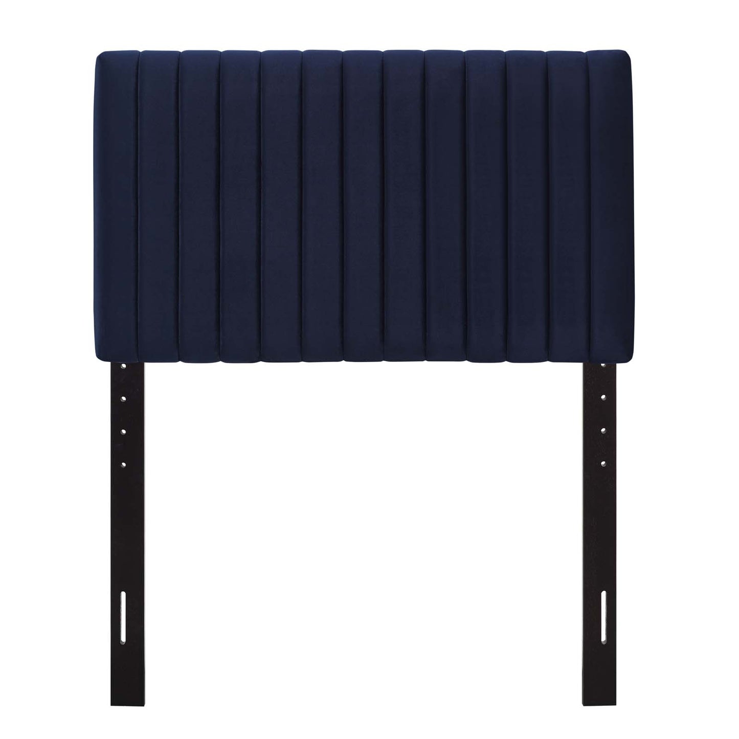 Keira Twin Performance Velvet Headboard, Velvet Fabric, Navy Blue, 17771