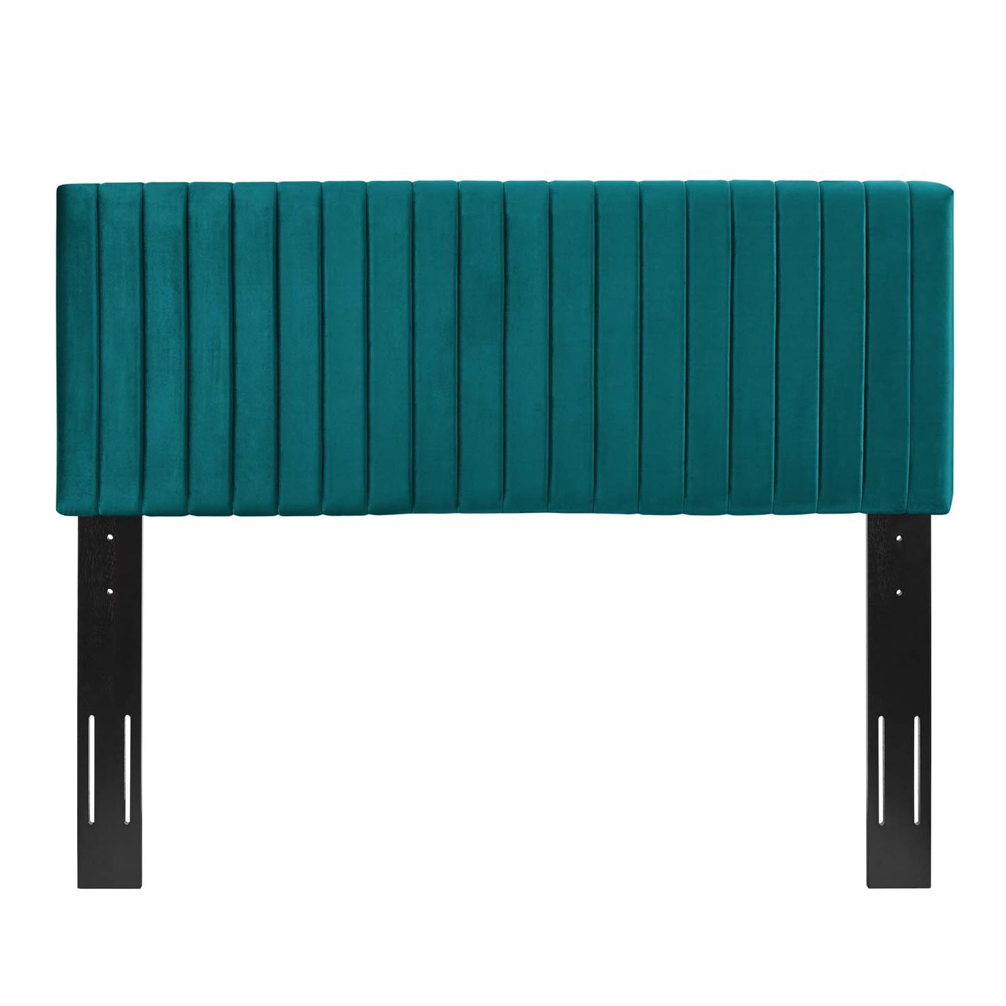 Keira King/California King Performance Velvet Headboard, Velvet Fabric, Aqua Blue, 17786