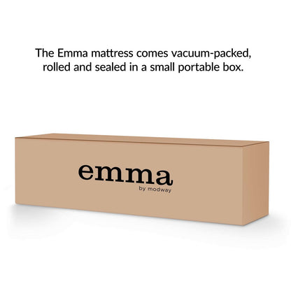 Emma 6" Twin Mattress Foam Set of 2, Fabric, White 15912