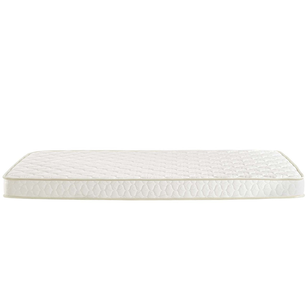 Emma 6" Twin Mattress Foam Set of 2, Fabric, White 15912