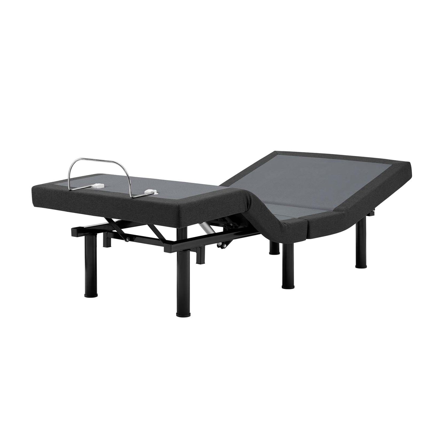 Transform Adjustable Twin XL Wireless Remote Bed Base, Fabric, Grey Gray, 17799