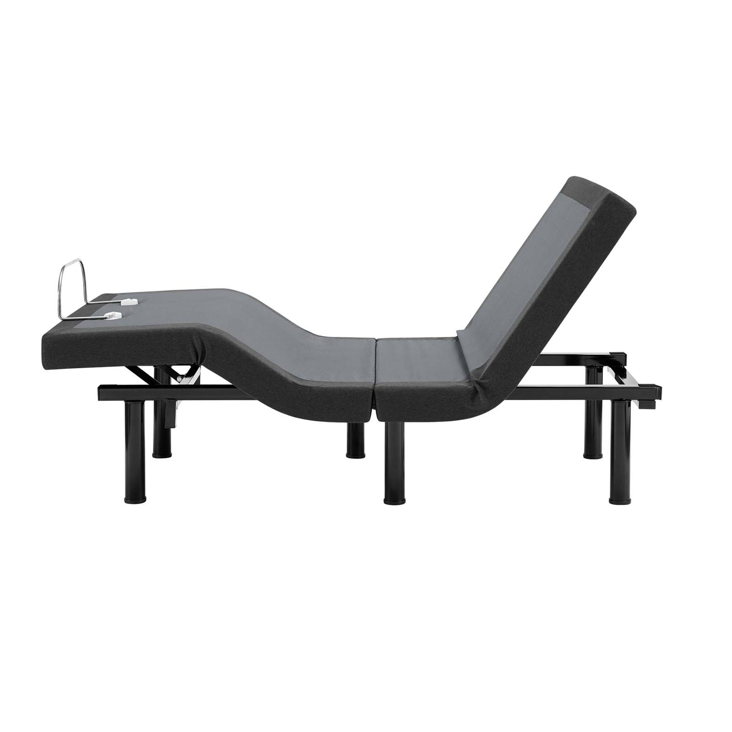 Transform Adjustable Twin XL Wireless Remote Bed Base, Fabric, Grey Gray, 17799