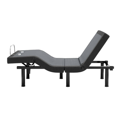 Transform Adjustable Twin XL Wireless Remote Bed Base, Fabric, Grey Gray, 17799