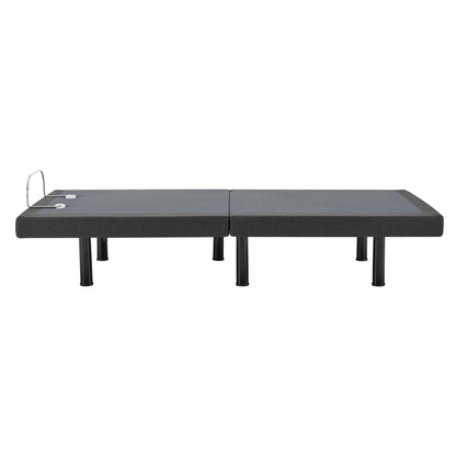Transform Adjustable Twin XL Wireless Remote Bed Base, Fabric, Grey Gray, 17799