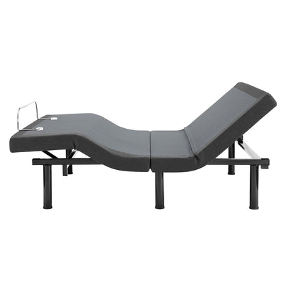 Transform Adjustable Queen Wireless Remote Bed Base, Fabric, Grey Gray, 17800