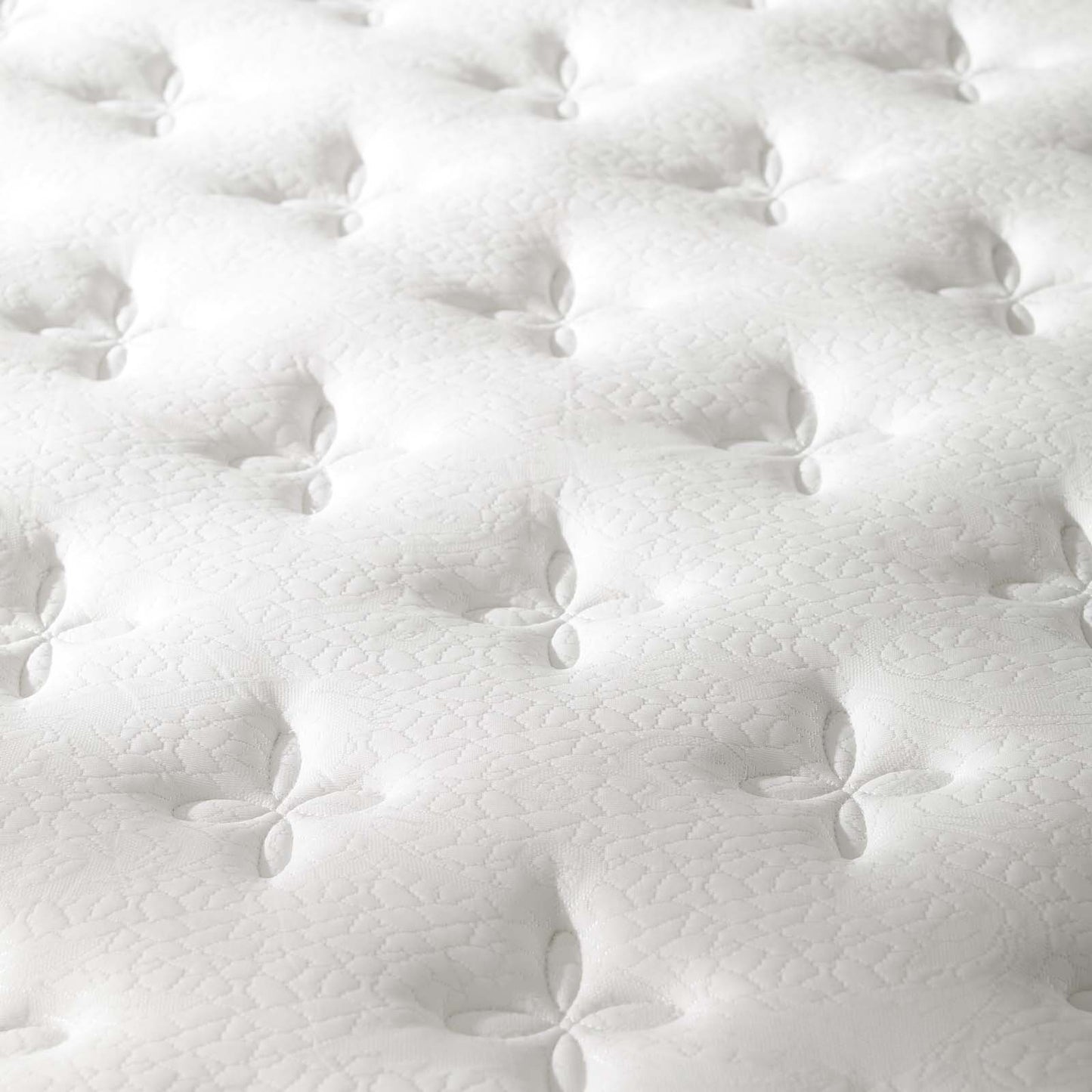 Jenna 8" Full Innerspring Mattress, Fabric, White, 18087