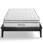 Jenna 8" King Innerspring Mattress, Fabric, White, 18089