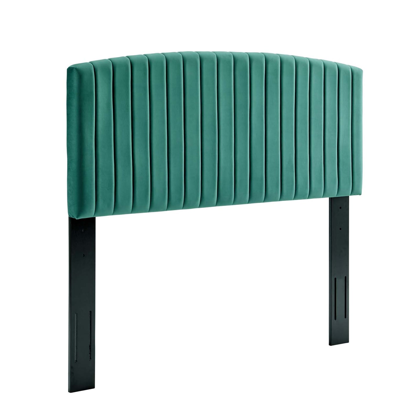 Rebecca Performance Velvet King / California King Headboard, Velvet, Teal Blue, 21303
