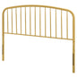 Nova Twin Metal Headboard, Metal, Gold, 21326