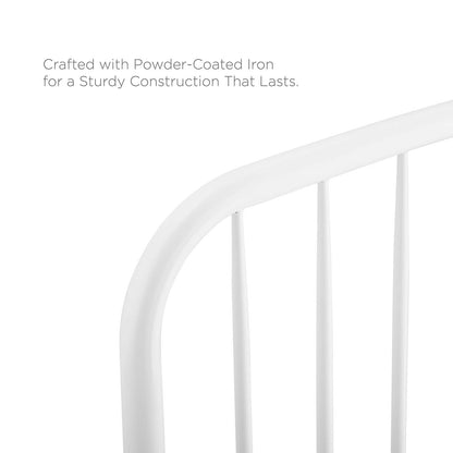 Nova Full Metal Headboard, Metal, White, 21332