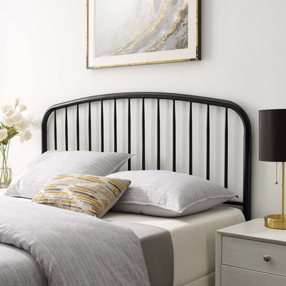 Nova Queen Metal Headboard, Metal, Black, 21333
