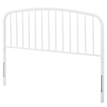 Nova Queen Metal Headboard, Metal, White, 21336