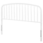 Nova King Metal Headboard, Metal, White, 21340