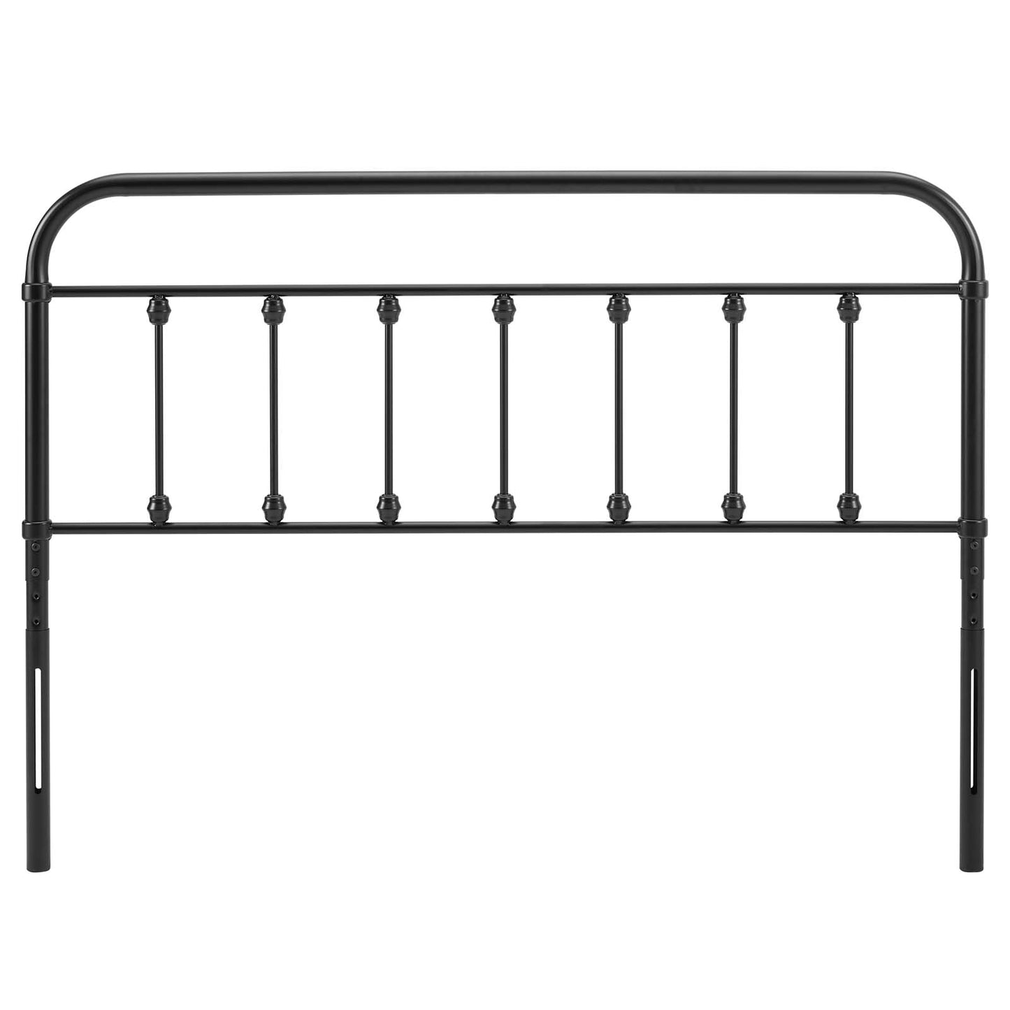 Sage King Metal Headboard, Metal, Black, 21353