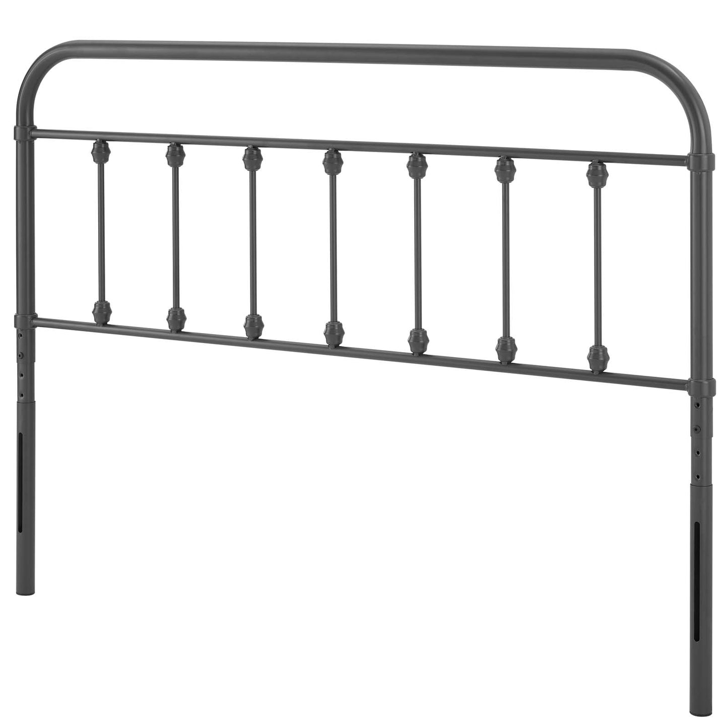 Sage King Metal Headboard, Metal, Grey Gray, 21355