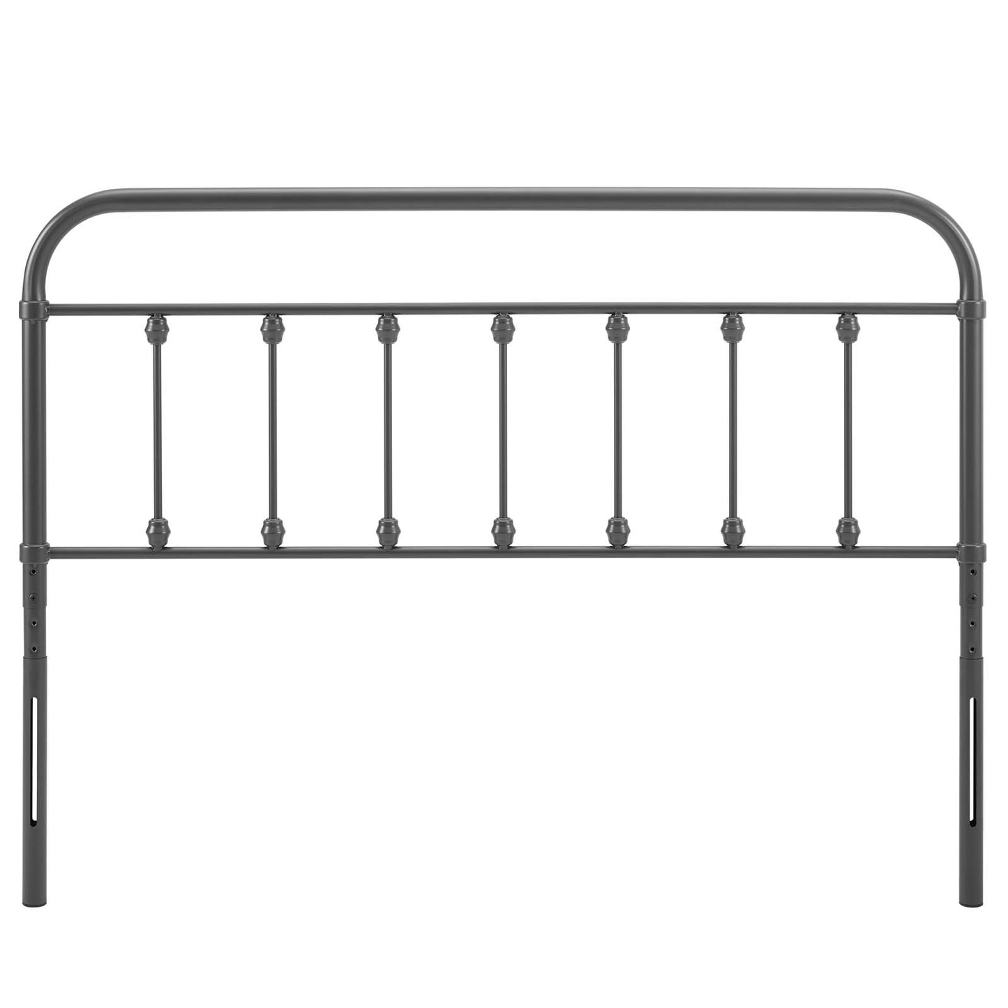 Sage King Metal Headboard, Metal, Grey Gray, 21355