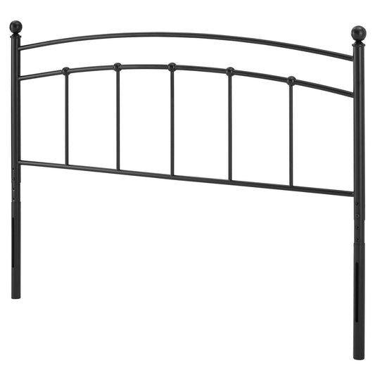 Abigail Twin Metal Headboard, Metal, Black, 21357
