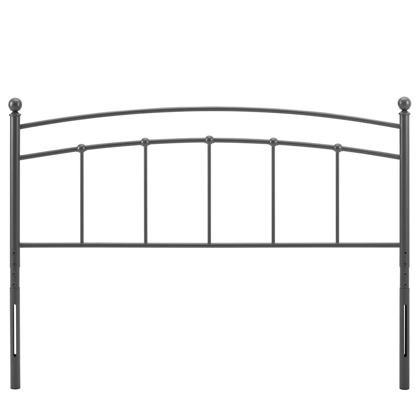 Abigail Twin Metal Headboard, Metal, Grey Gray, 21359