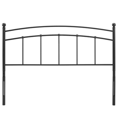 Abigail Full Metal Headboard, Metal, Black, 21361