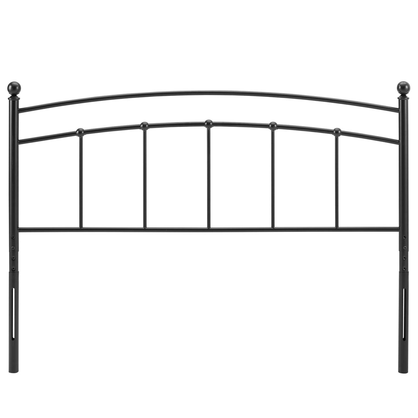 Abigail King Metal Headboard, Metal, Black, 21369