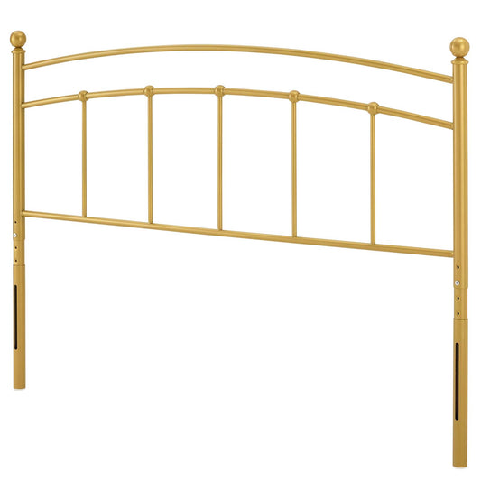 Abigail King Metal Headboard, Metal, Gold, 21370