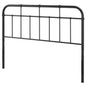 Alessia Full Metal Headboard, Metal, Black, 21377
