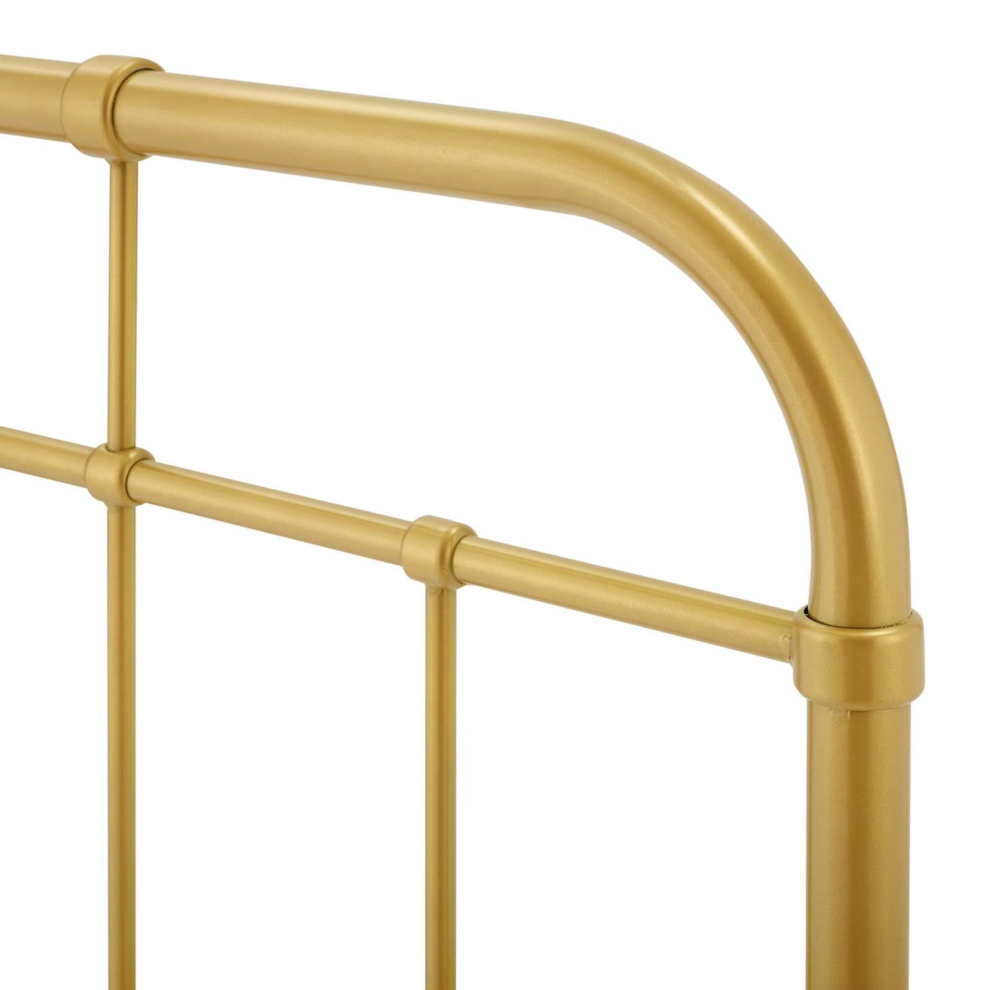 Alessia Full Metal Headboard, Metal, Gold, 21378
