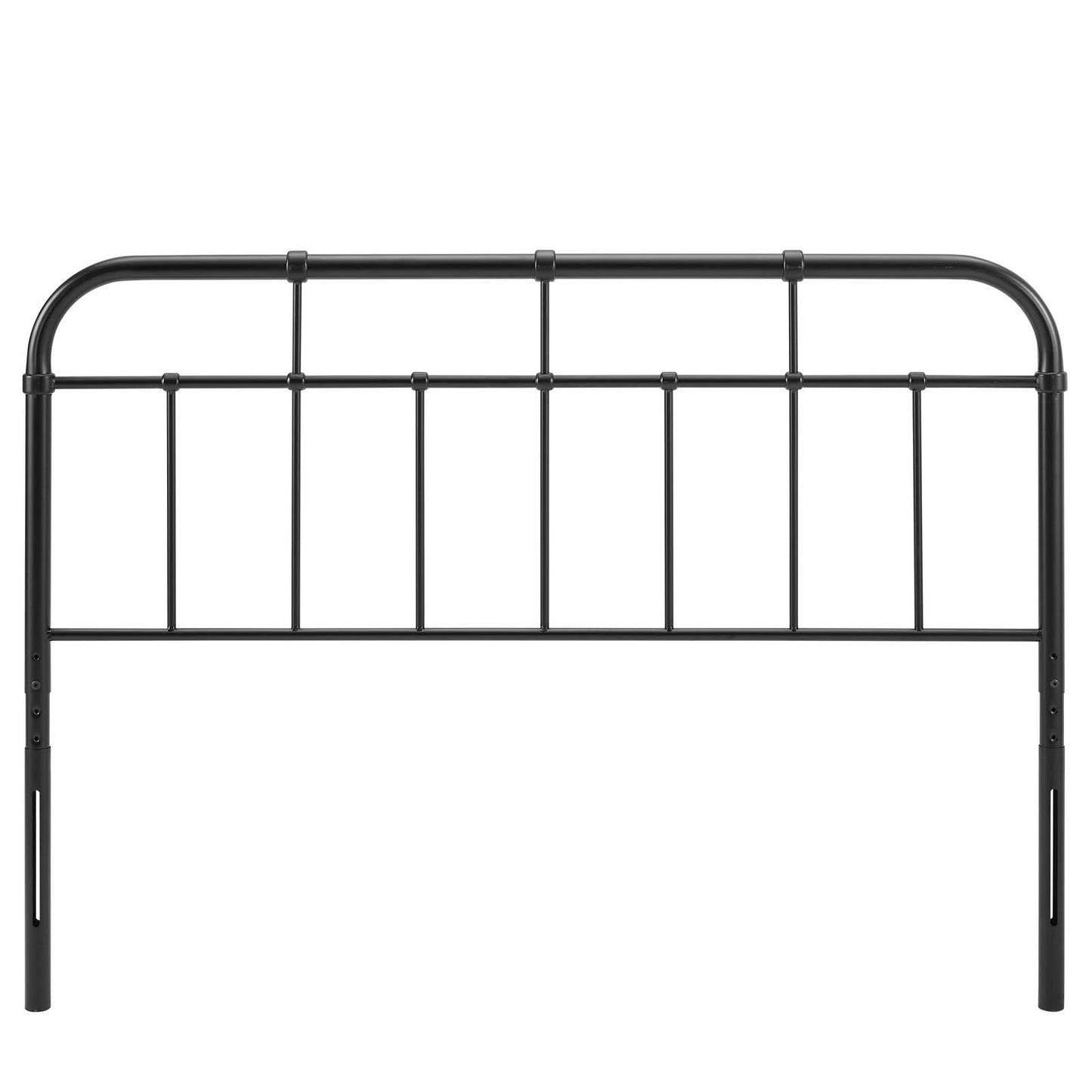 Alessia King Metal Headboard, Metal, Black, 21385