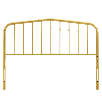 Lennon Twin Metal Headboard, Metal, Gold, 21390
