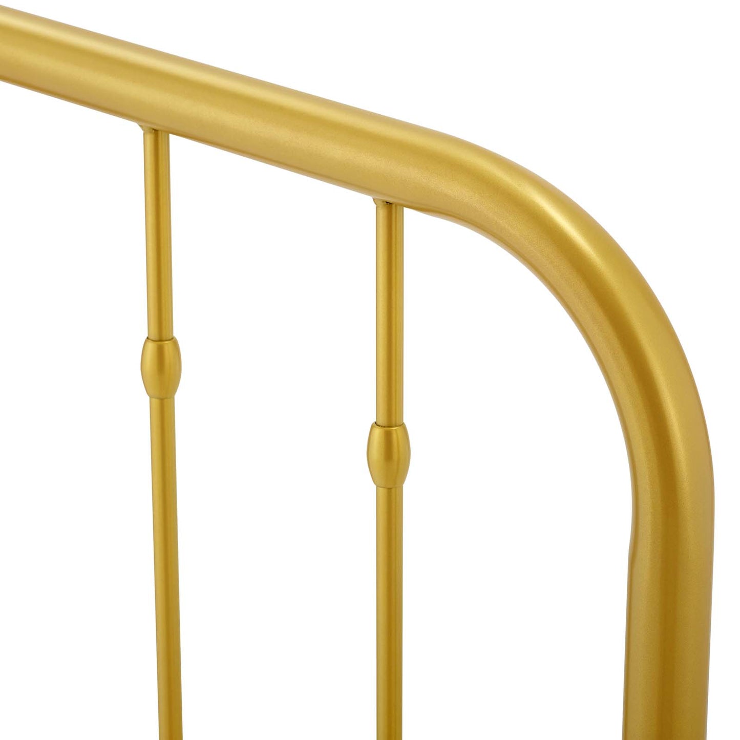 Lennon Queen Metal Headboard, Metal, Gold, 21398