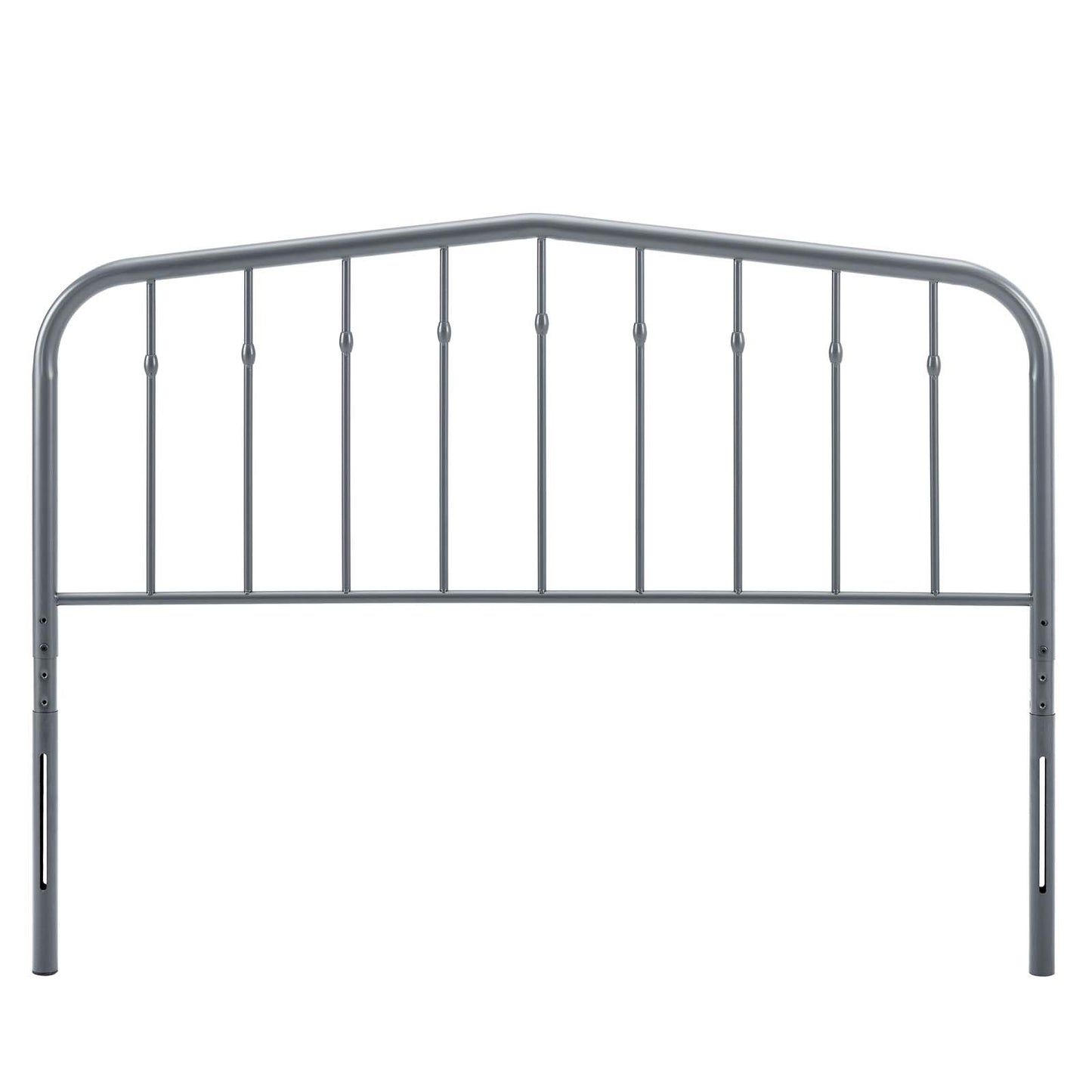 Lennon Queen Metal Headboard, Metal, Grey Gray, 21399