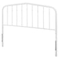Lennon Queen Metal Headboard, Metal, White, 21400