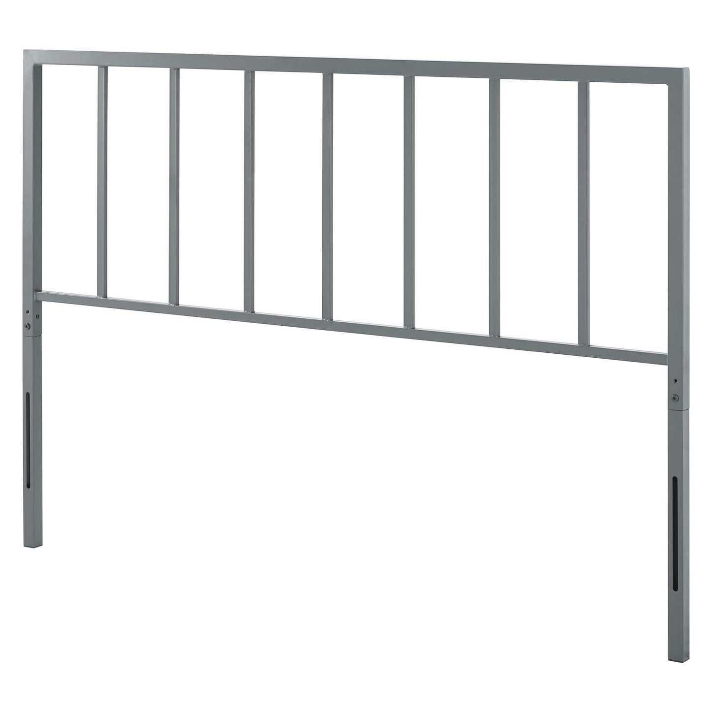 Tatum Twin Metal Headboard, Metal Steel, Grey Gray, 21407
