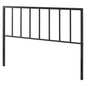 Tatum Full Metal Headboard, Metal Steel, Black, 21409