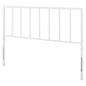Tatum Full Metal Headboard, Metal Steel, White, 21412