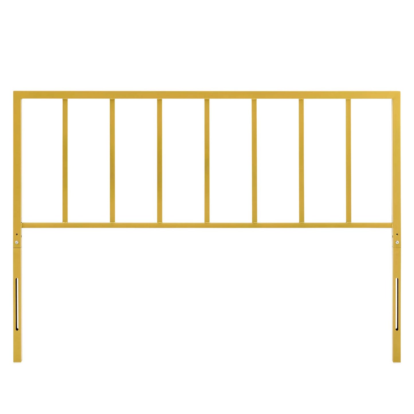 Tatum Queen Headboard, Metal Steel, Gold, 21414