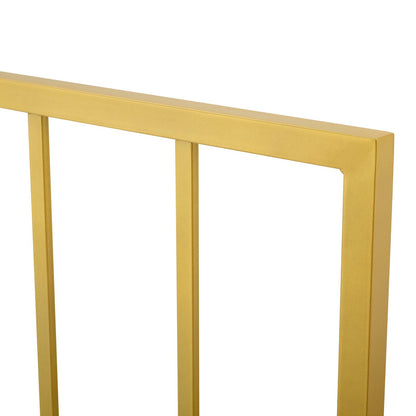 Tatum Queen Headboard, Metal Steel, Gold, 21414