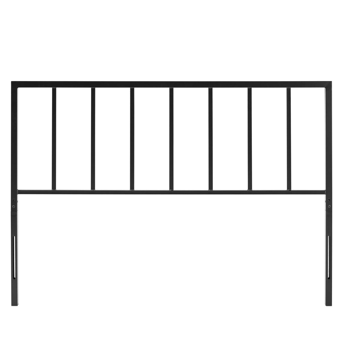 Tatum King Metal Headboard, Metal Steel, Black, 21417