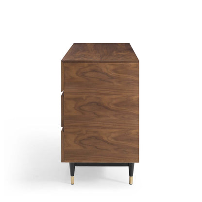 Caima 6-Drawer 	Dresser, Wood, Brown Walnut, 21480