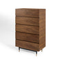 Caima Wood Chest, Wood, Brown Walnut, 21481