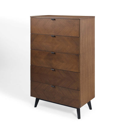 Kali Wood Chest, Wood, Brown Walnut, 21486