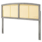Halcyon Cane Full Headboard, Wood, Grey Gray, 21507