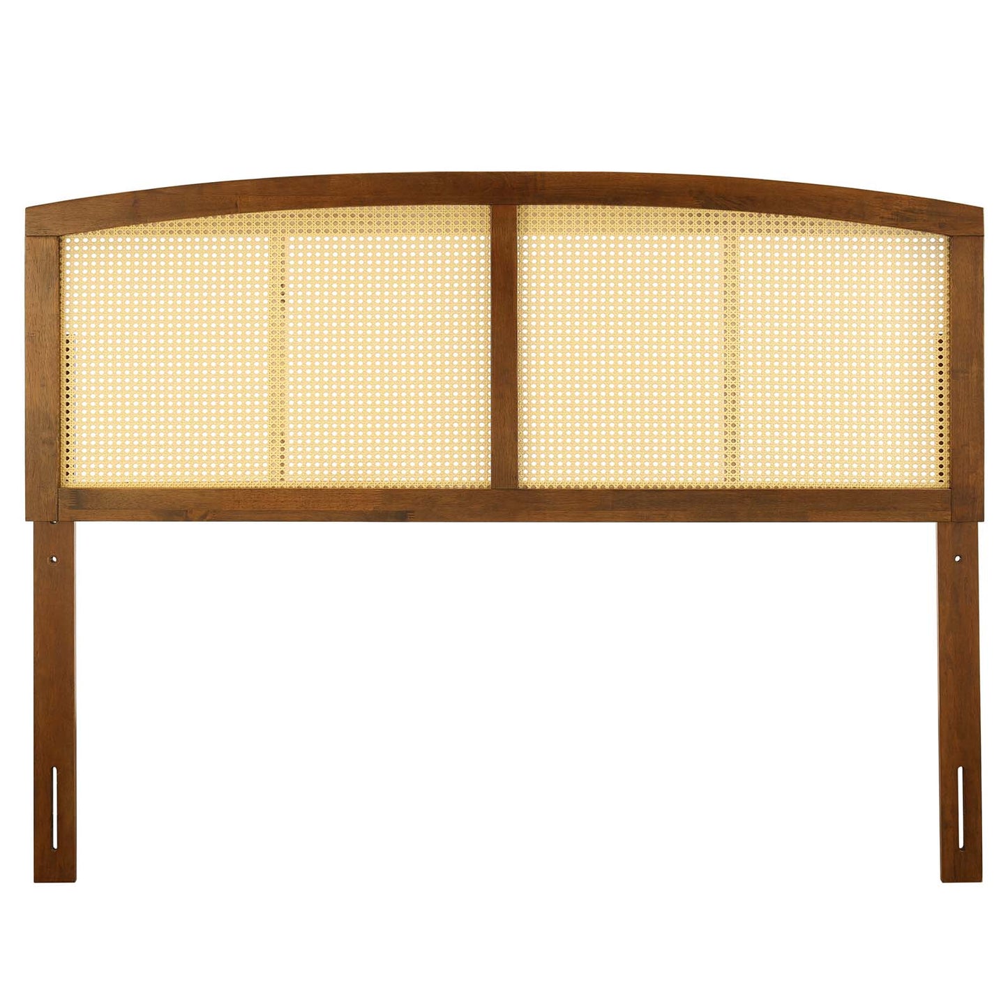 Halcyon Cane Full Headboard, Wood, Brown Walnut, 21508