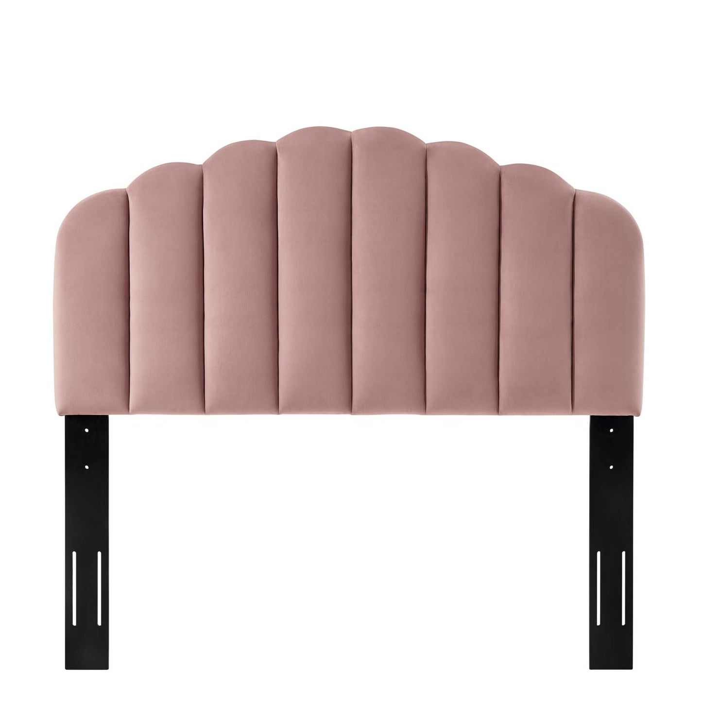 Veronique Twin Performance Velvet Headboard, Velvet, Pink, 21516